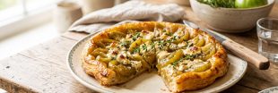 Tarte tatin de tomates vertes au chèvre et au thym : la recette anti-gaspi de l'automne Tarte tatin de tomates vertes au chèvre et au thym : la recette anti-gaspi de l'automne