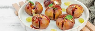 Figues au four au camembert ou au brie : la recette fondante au miel et aux herbes