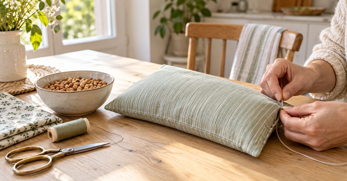 Bouillotte sèche maison : le tuto facile avec des graines Bouillotte sèche maison : le tuto facile avec des graines
