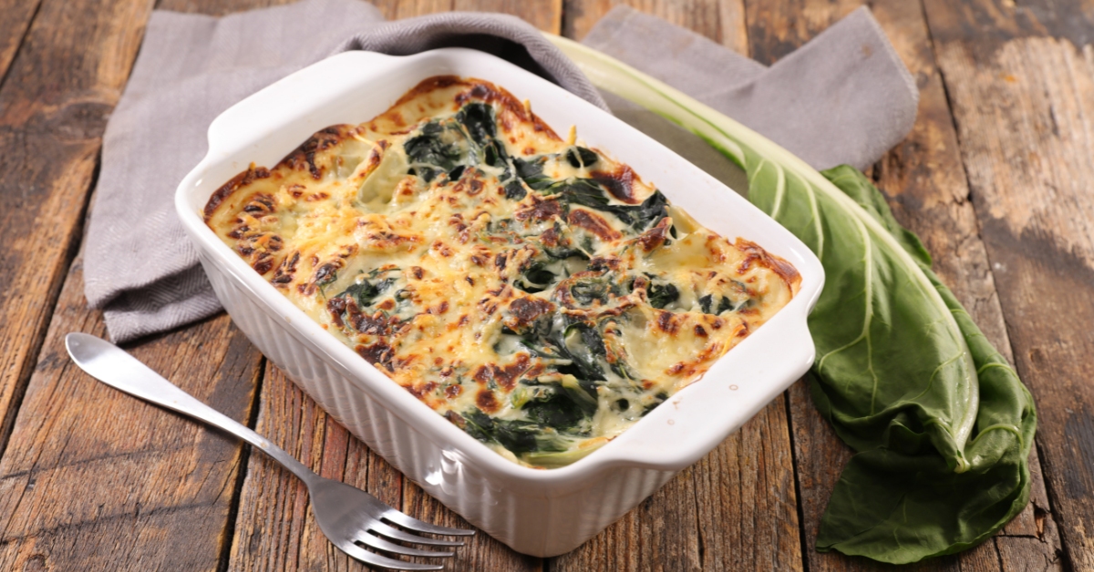 gratin blettes