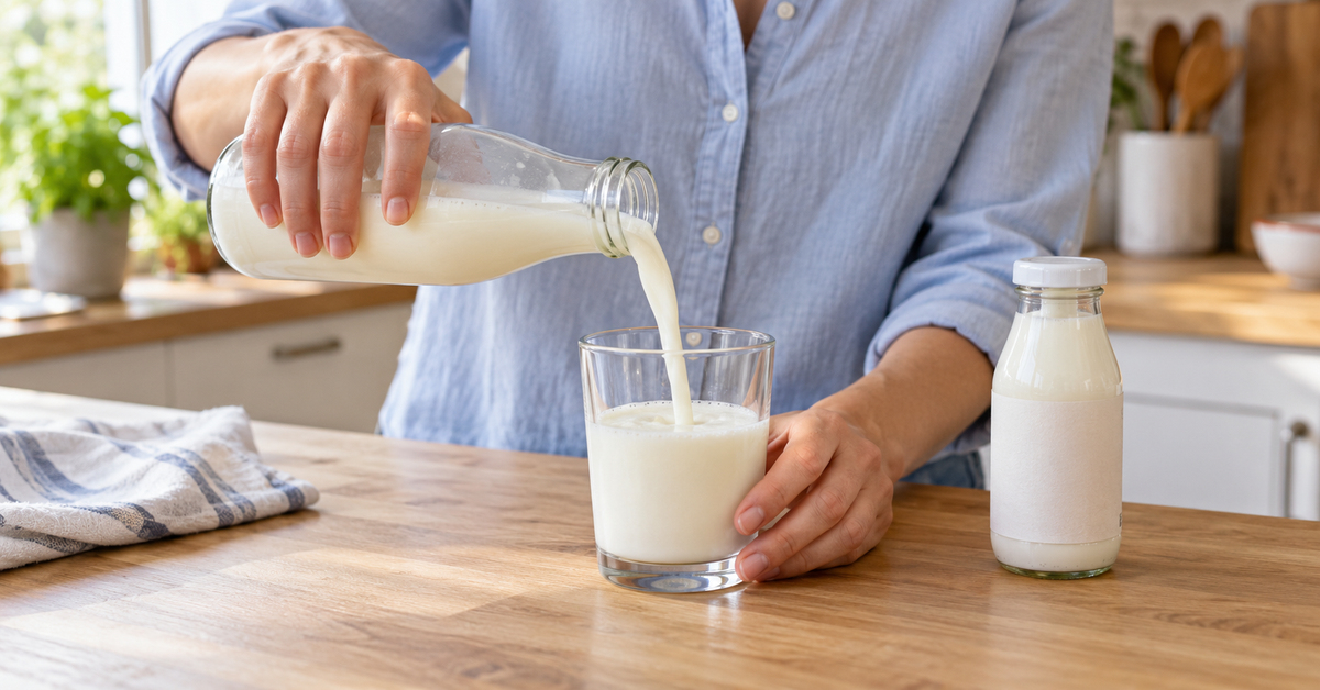 verre de kefir